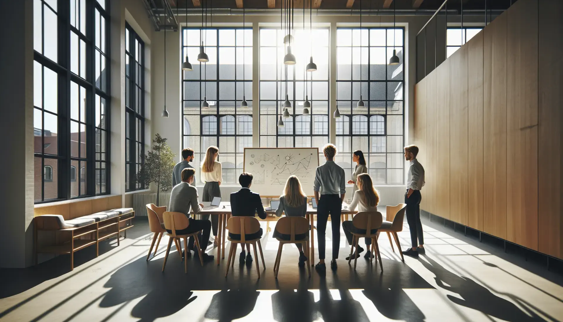 Dansk HR team møde om jobarkitektur og organisationsstruktur - samarbejde om EU løntransparens compliance